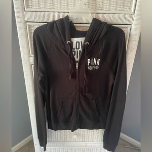 Black zip up jacket